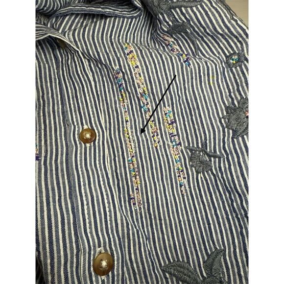 Anthropologie Pilcro Embroidered Button Down Sz: Missing - Picture 10 of 12